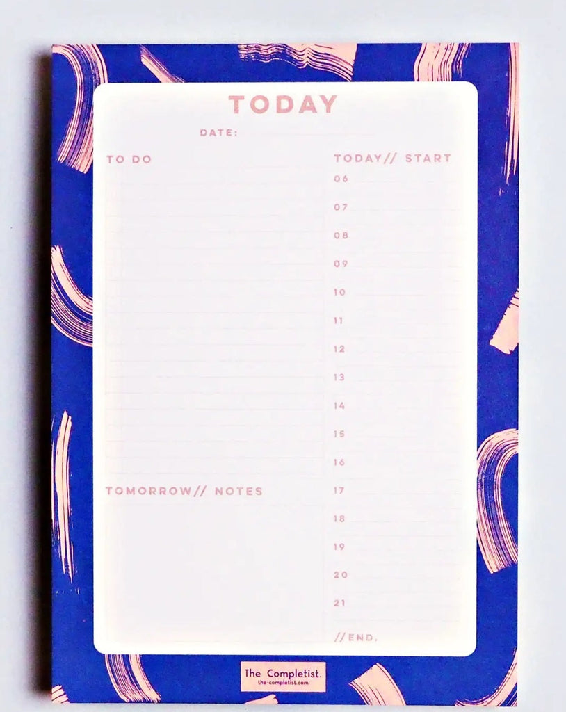 Blue Shadow Daily Planner Pad
