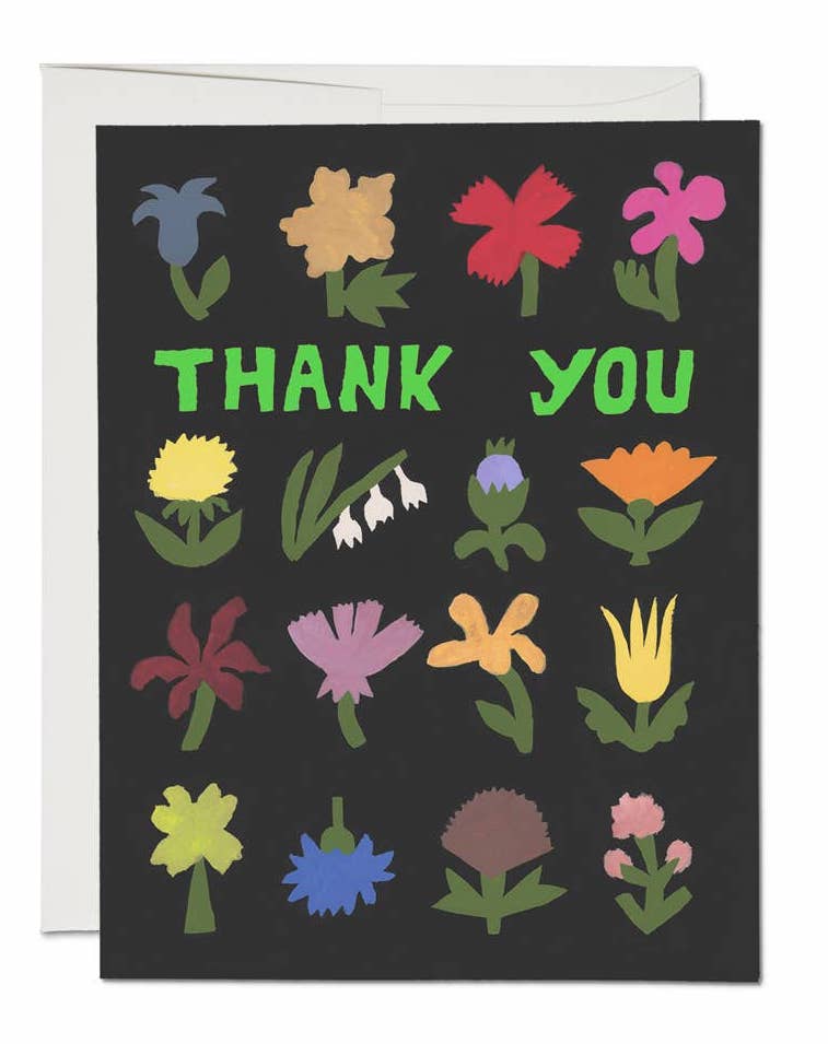 Little Flowers Thank You Card