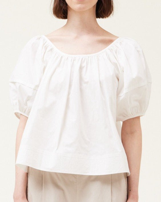 French Puff Sleeve Top