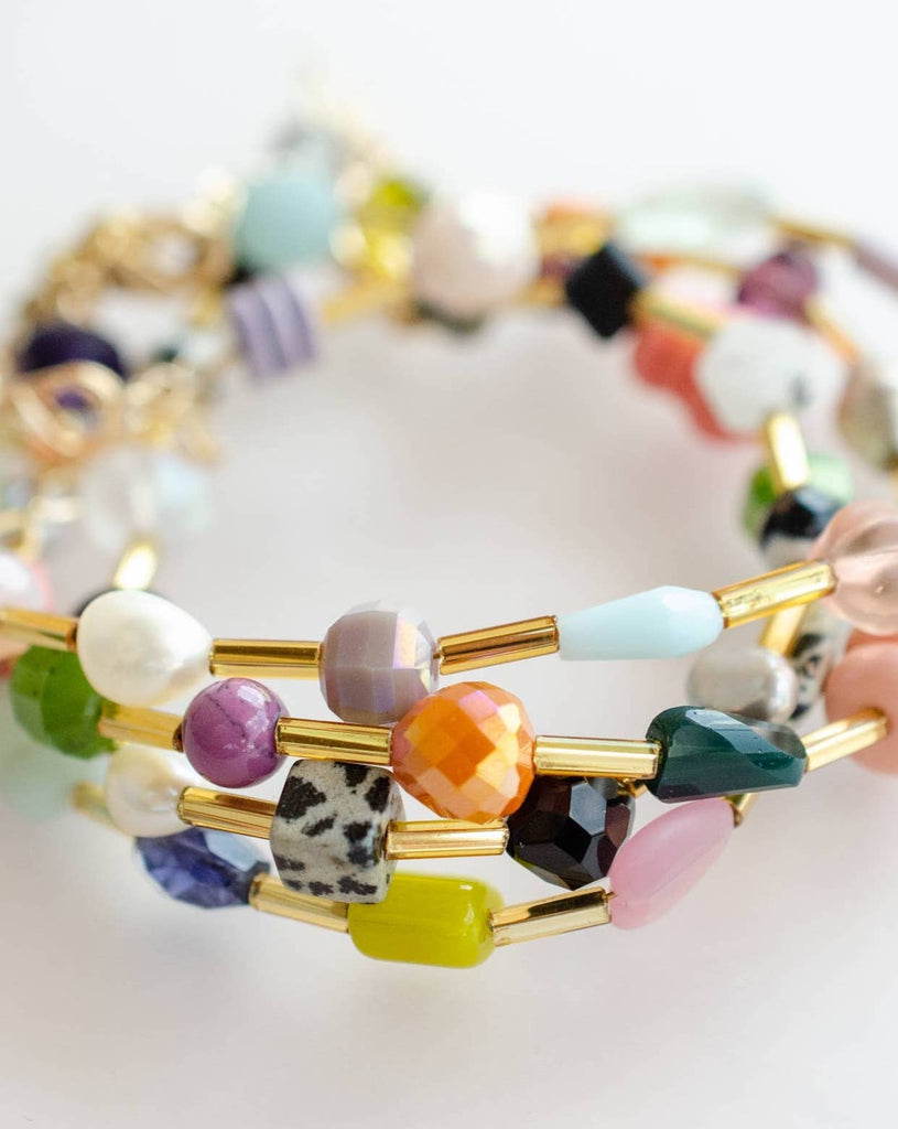 Colorful Beaded Clasp Bracelets