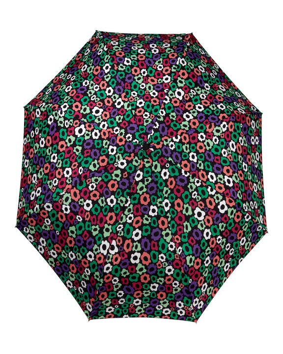 Compact Umbrella in Flower Maze