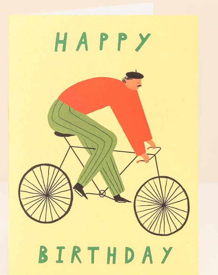 Cyclist Birthday Card