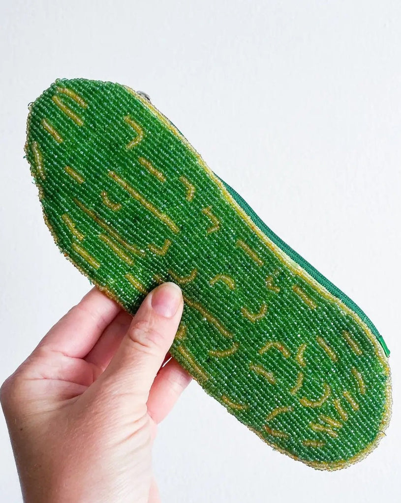 Beaded Pickle Pouch