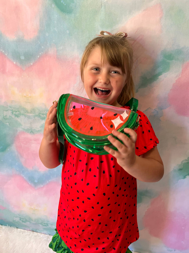 Jelly Fruit Handbag in Watermelon