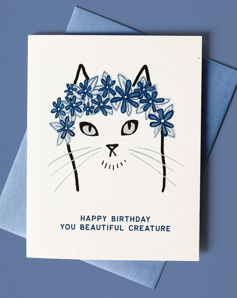 Happy Birthday You Beautiful Creature Card