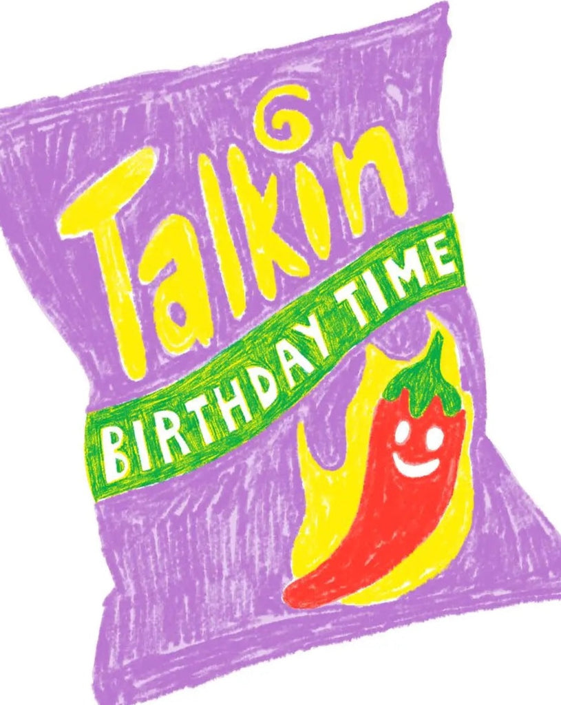 Talkis Birthday Time Card