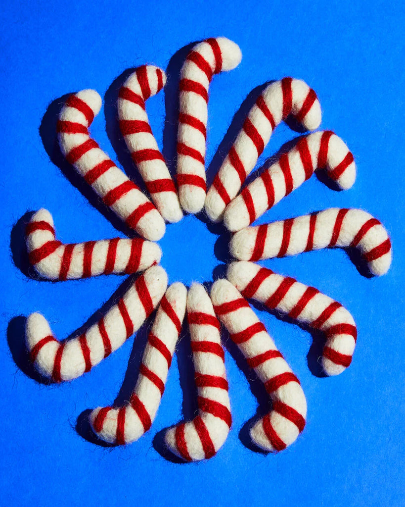 Candy Cane Cat Toy