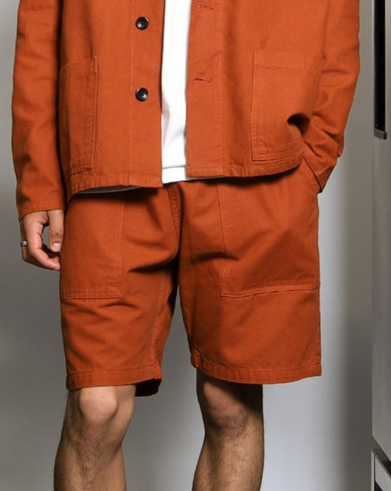 Canvas Chef Shorts in Terracotta