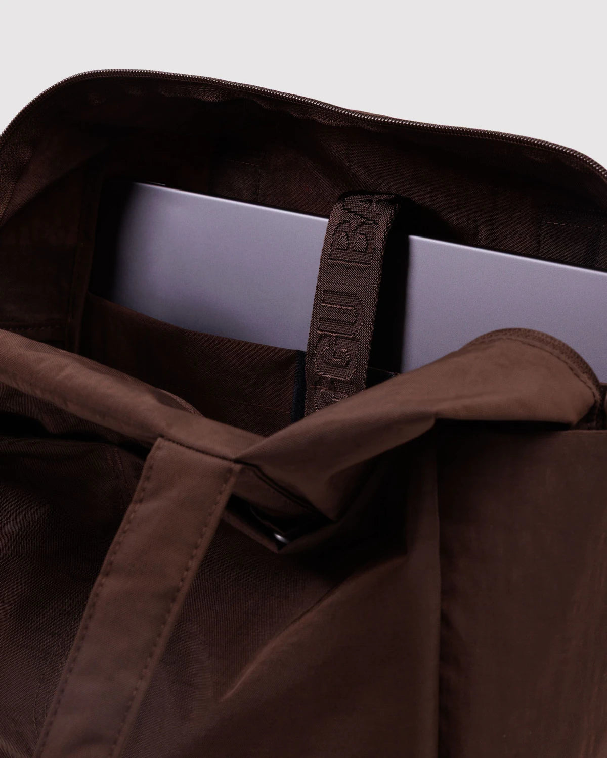 baggu small leather backpack inside Everyday Cloud Bag in Coffee Height:17.500 INCH Erie Dearie Elite Series Color:Tan Rustic the material is composed