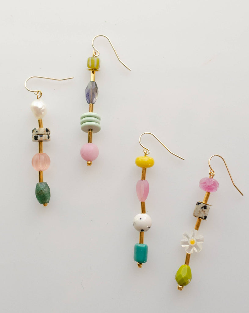 Beaded Mix and Match Earrings
