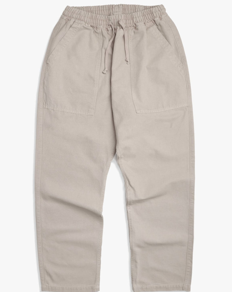 Canvas Chef Pant in Stone