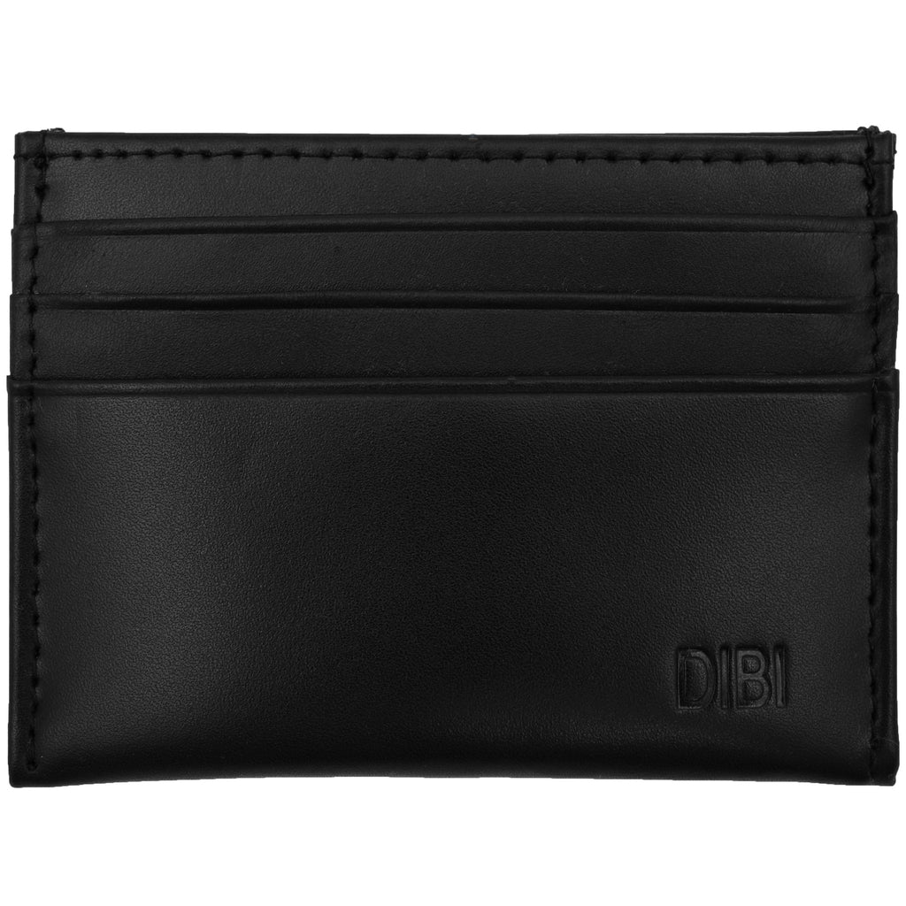 Slim Leather Wallet in Black