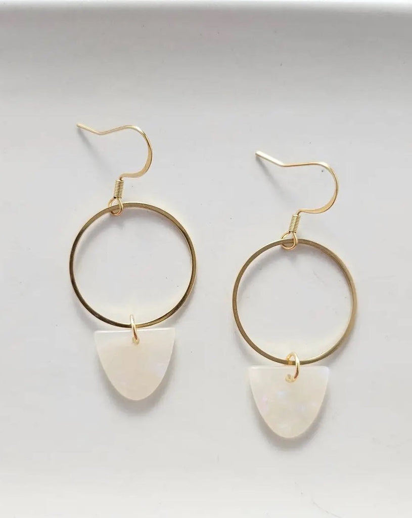 Iris Earrings in Iridescent