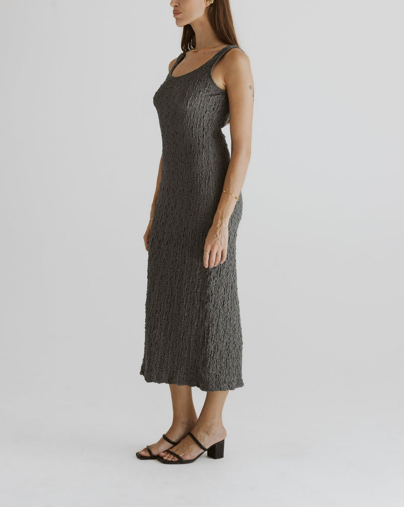 Claudia Dress in Charcoal