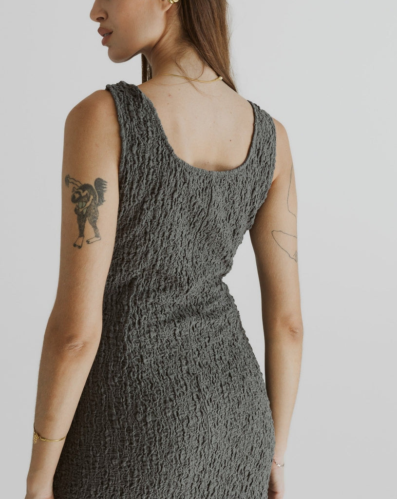 Claudia Dress in Charcoal