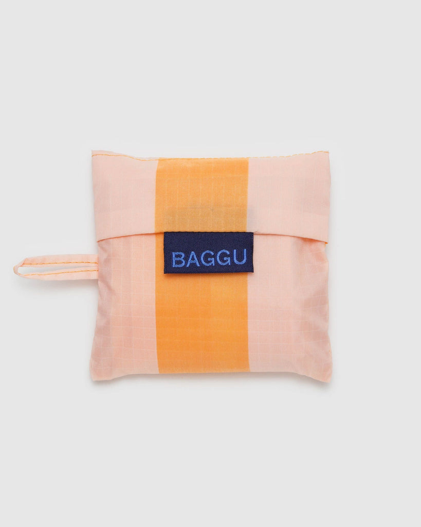Baby Baggu in Tangerine Wide Stripe