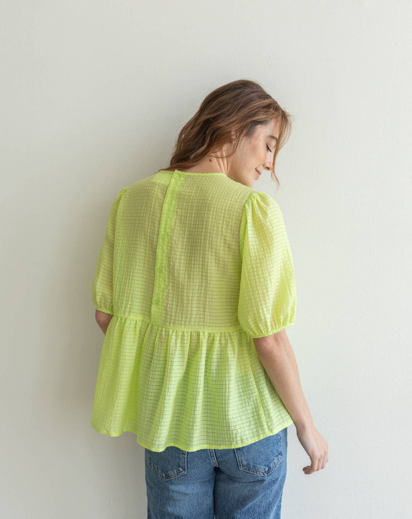 Elise Top in Lime