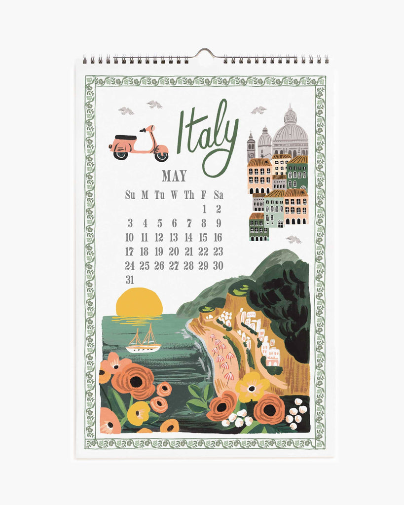 2026 World Travel Wall Calendar