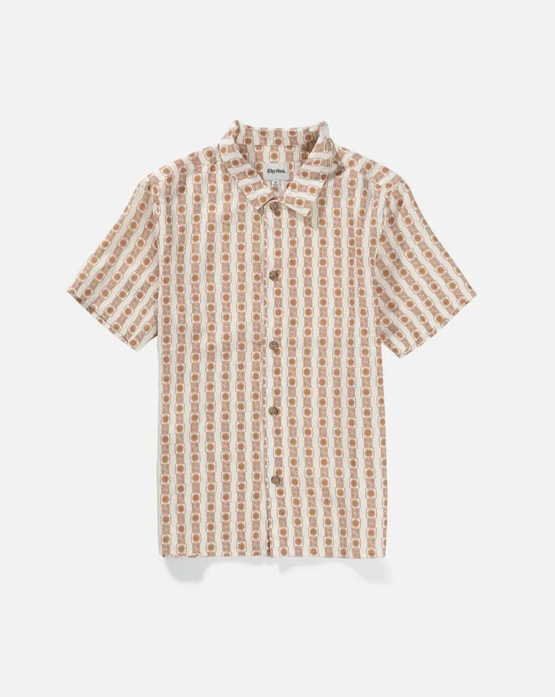 Tile Stripe Shirt in Natural