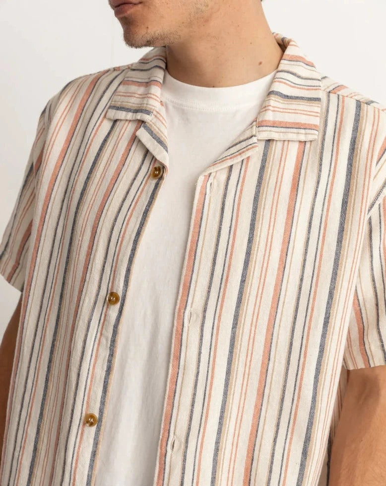 Vacation Stripe Shirt in Natural