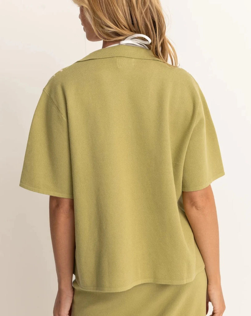 Horizon Knitted Shirt in Palm