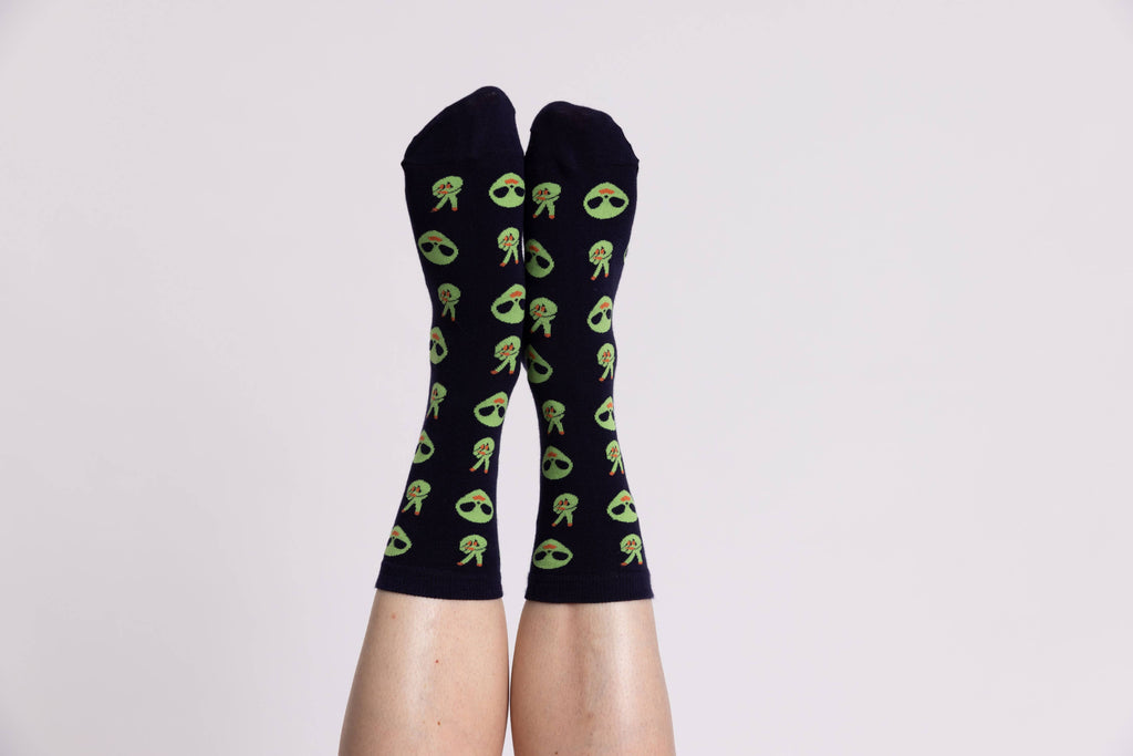 Alien - Small Crew Socks