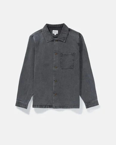 Denim LS Shirt in Vintage Black