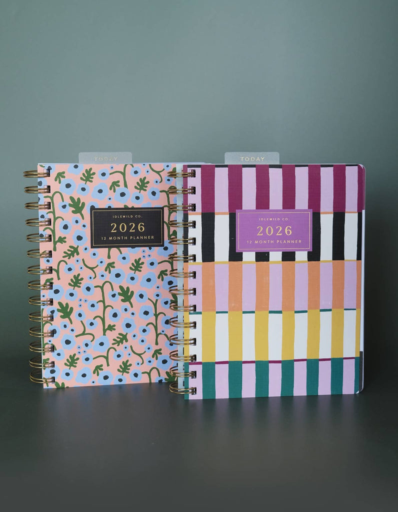 2026 Pocket Size Planner in Painted Stripes