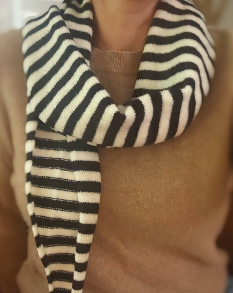 Slim Minimalist Knit Scarf