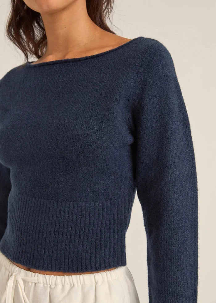 Chloe Knit in Navy