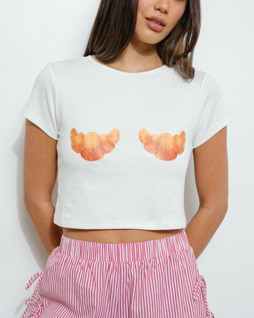 Sunday Morning Croissant Tee