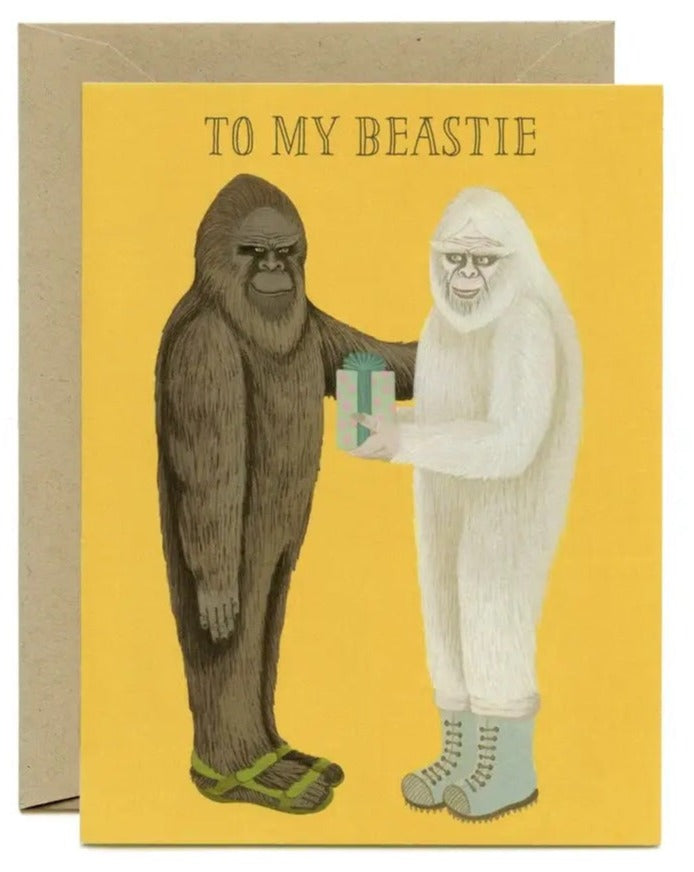 Bestie Bigfoot Card