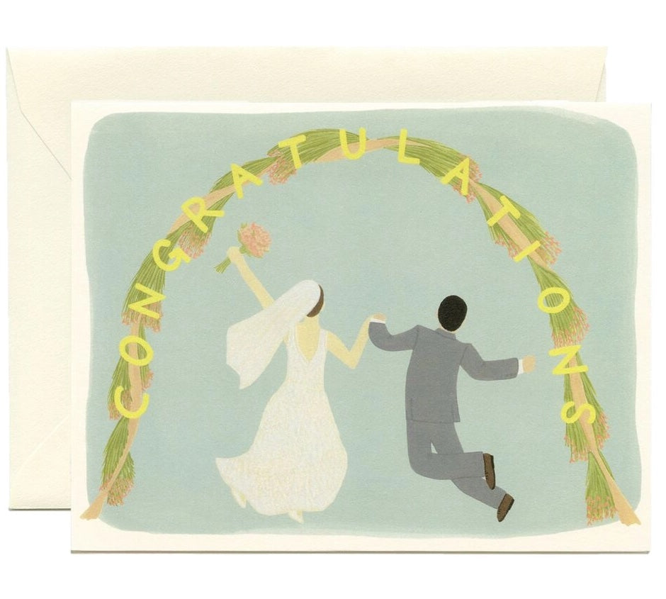 Bride & Groom Arch Card
