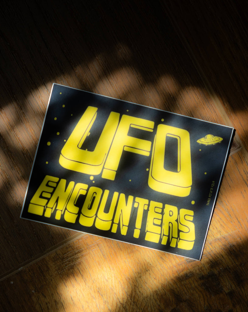 UFO Encounters Sticker