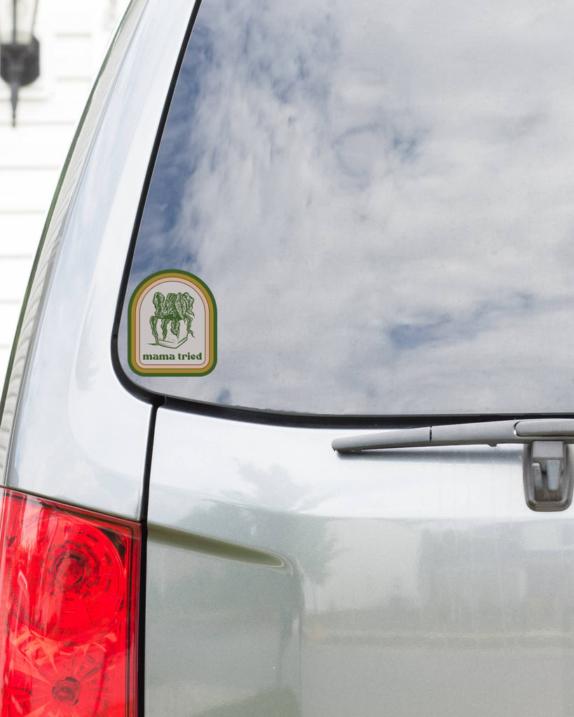Mama Tried Plant Sticker