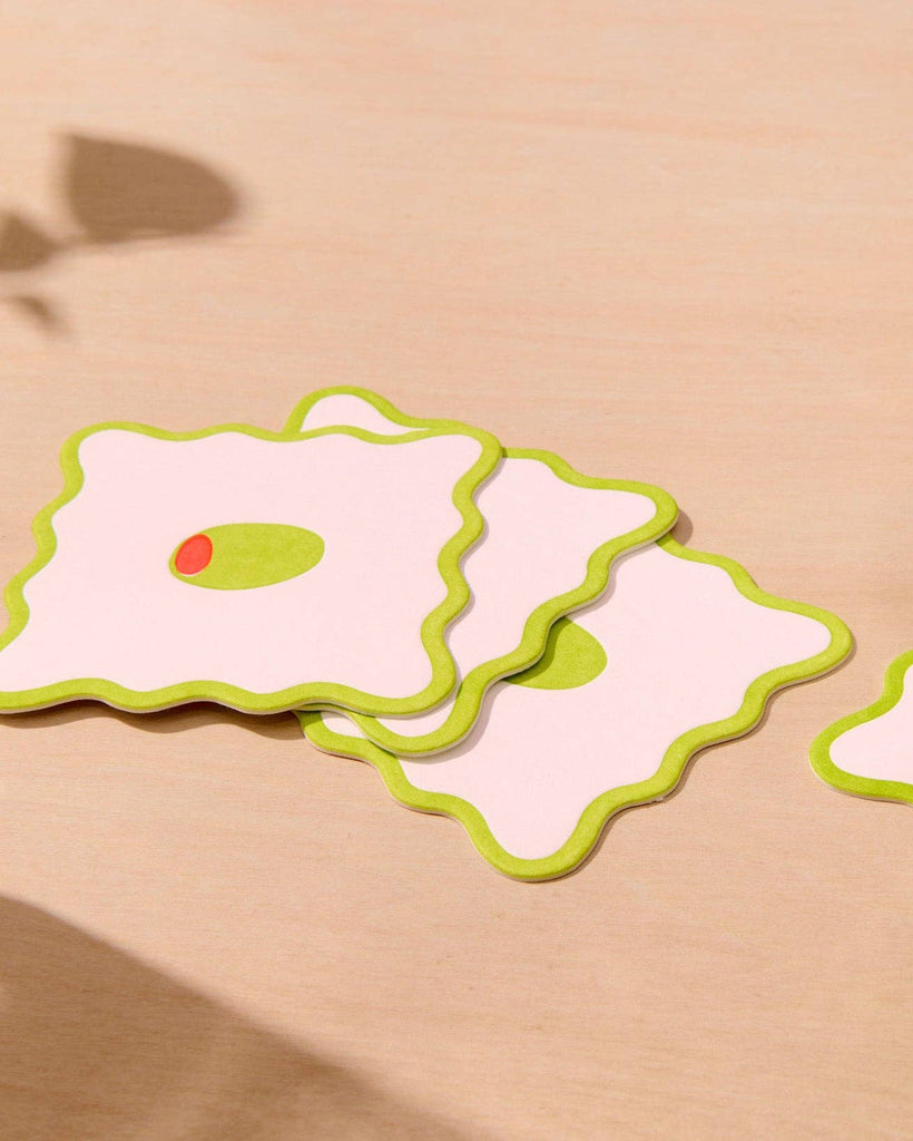 Olives Coasters  - Set of 4