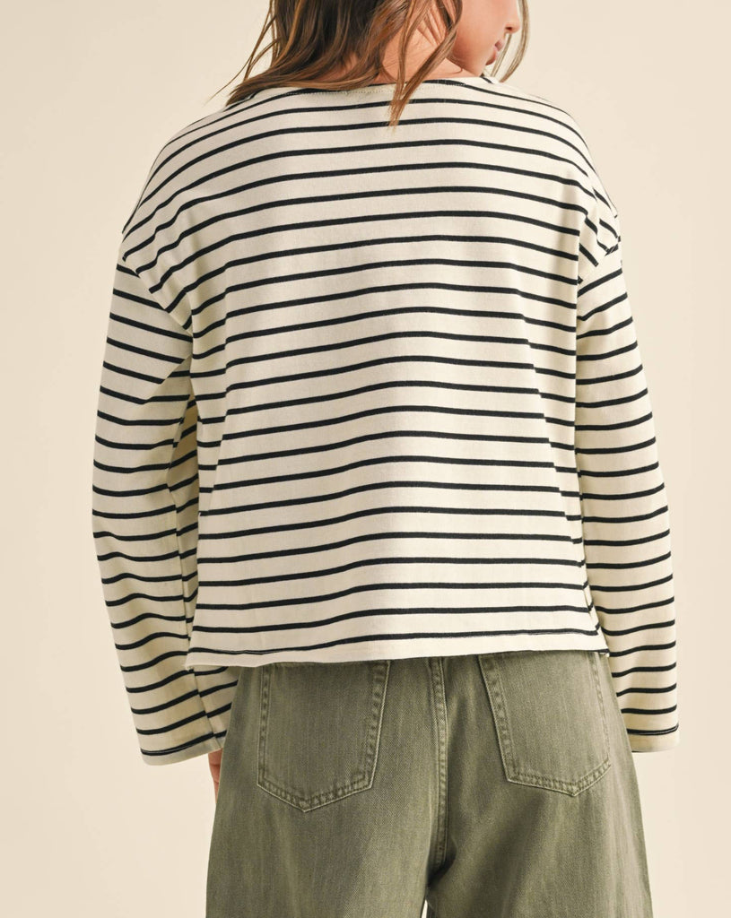 Joy Striped Tee