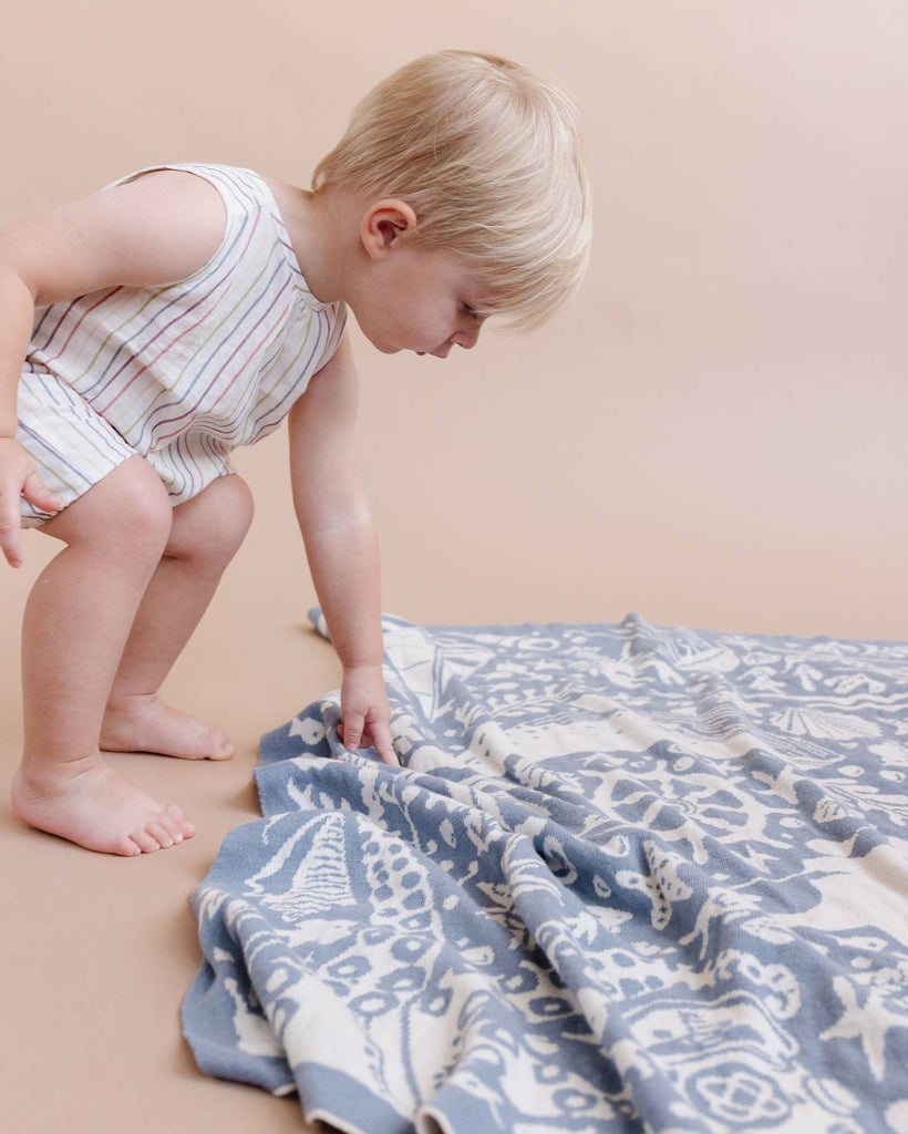 Nautical Baby Blanket