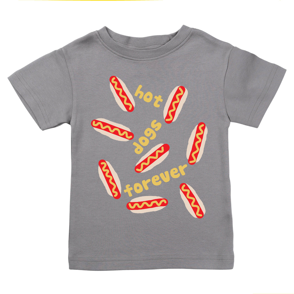 Hot Dogs Forever Funny Food Toddler Kids Youth Shirt