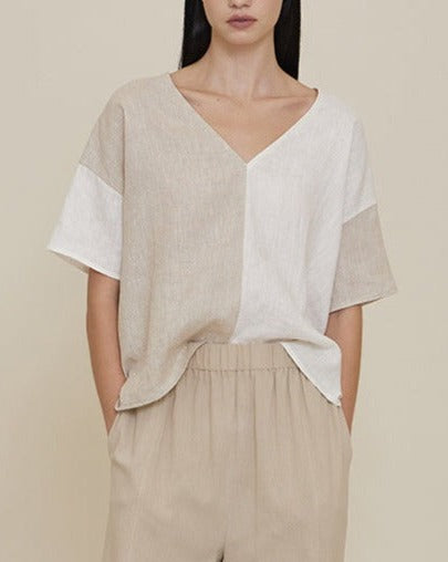 Leo Blouse in Off White