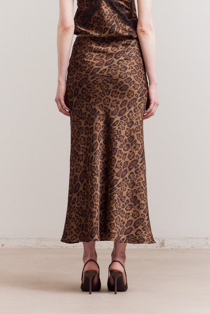 Mermaid Skirt in Leopard
