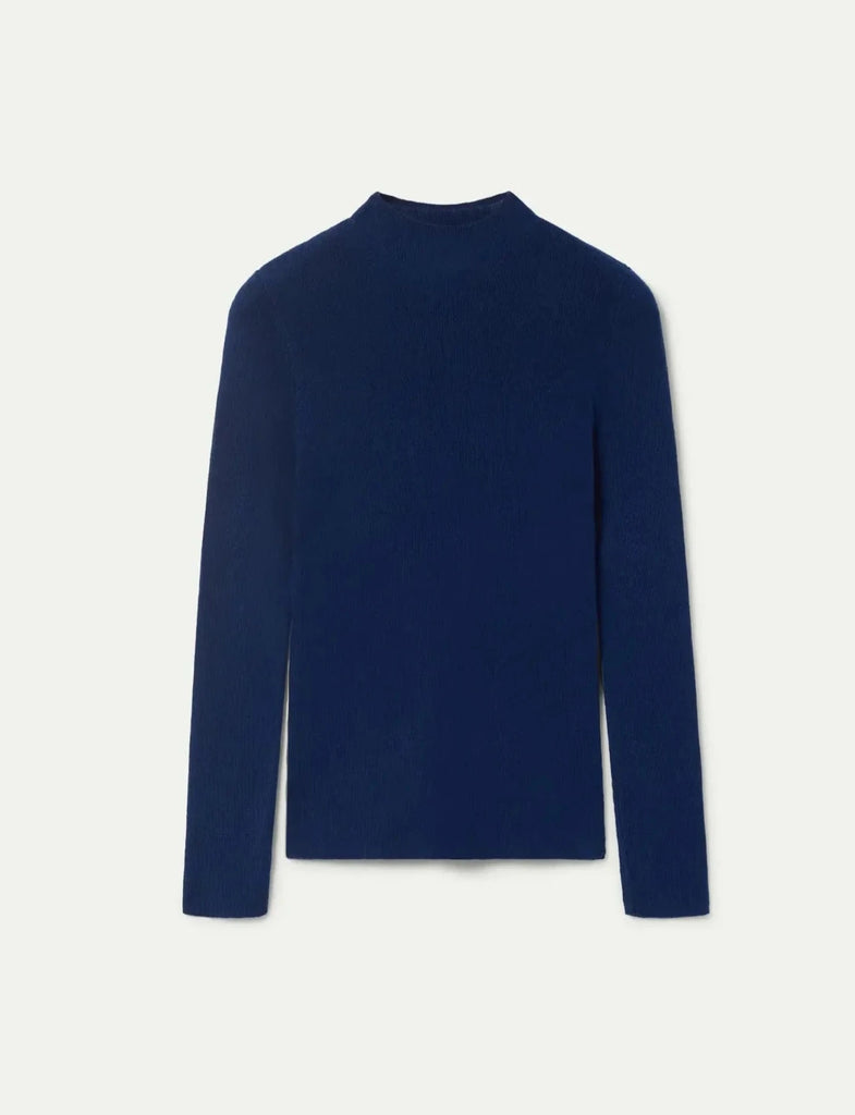 Dawn Mockneck Top in Navy