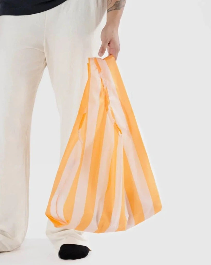 Standard Baggu in Tangerine Wide Stripe