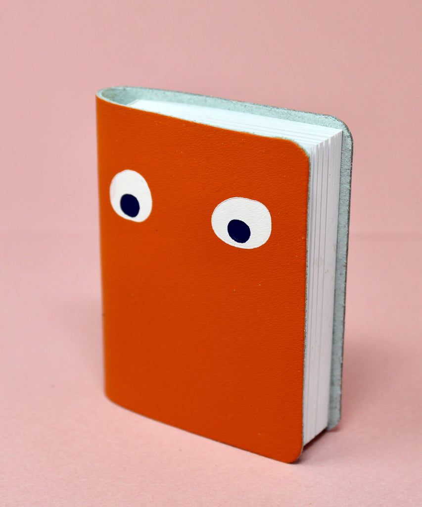 Googly Eye Mini Leather Notebook