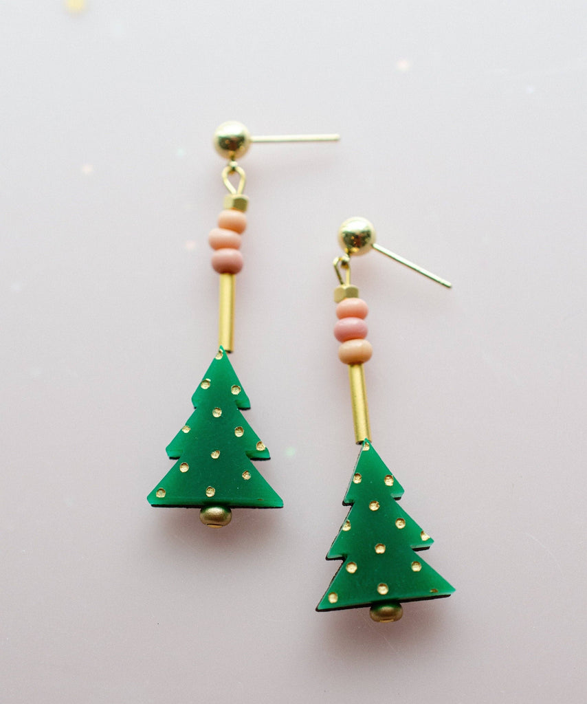 Christmas Tree Earrings