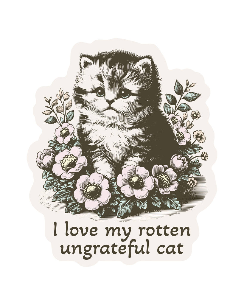 Rotten Kitty Sticker