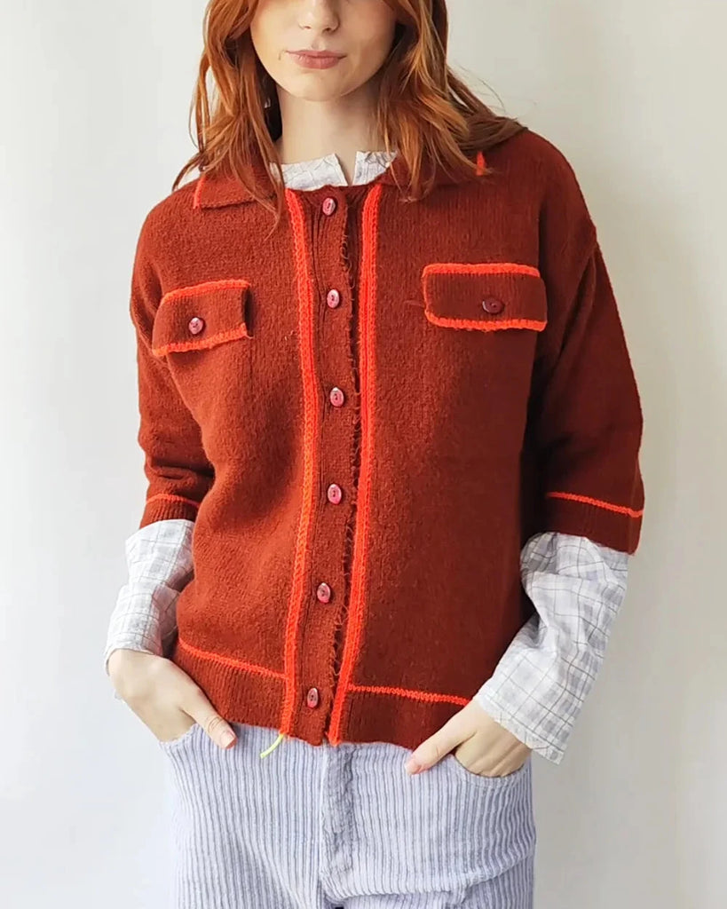 Hope Cardigan in Brown