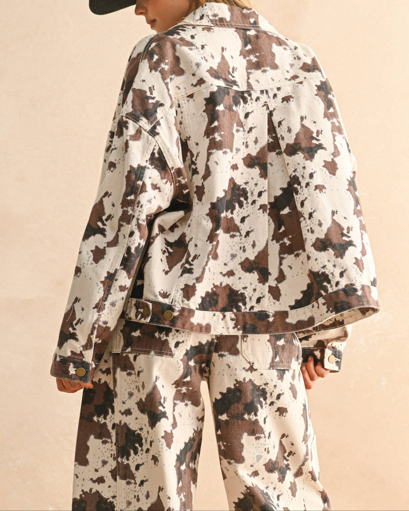 Cowboy Camo Print Jacket