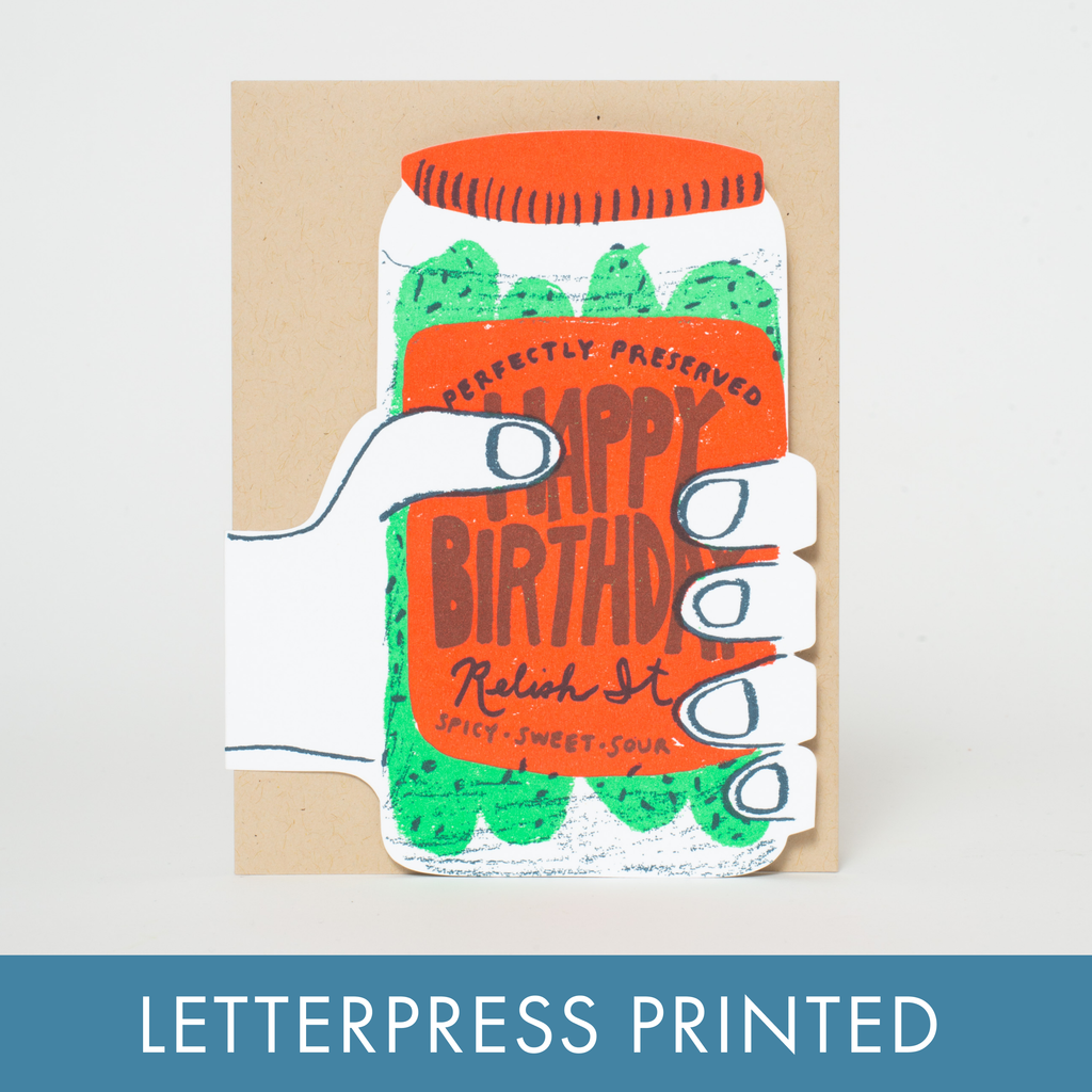 Pickle Birthday Card