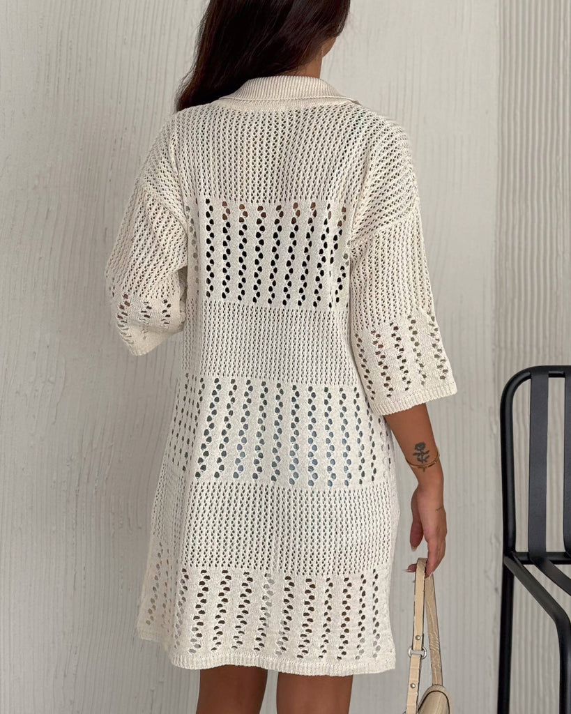 Knit Cardigan Dress